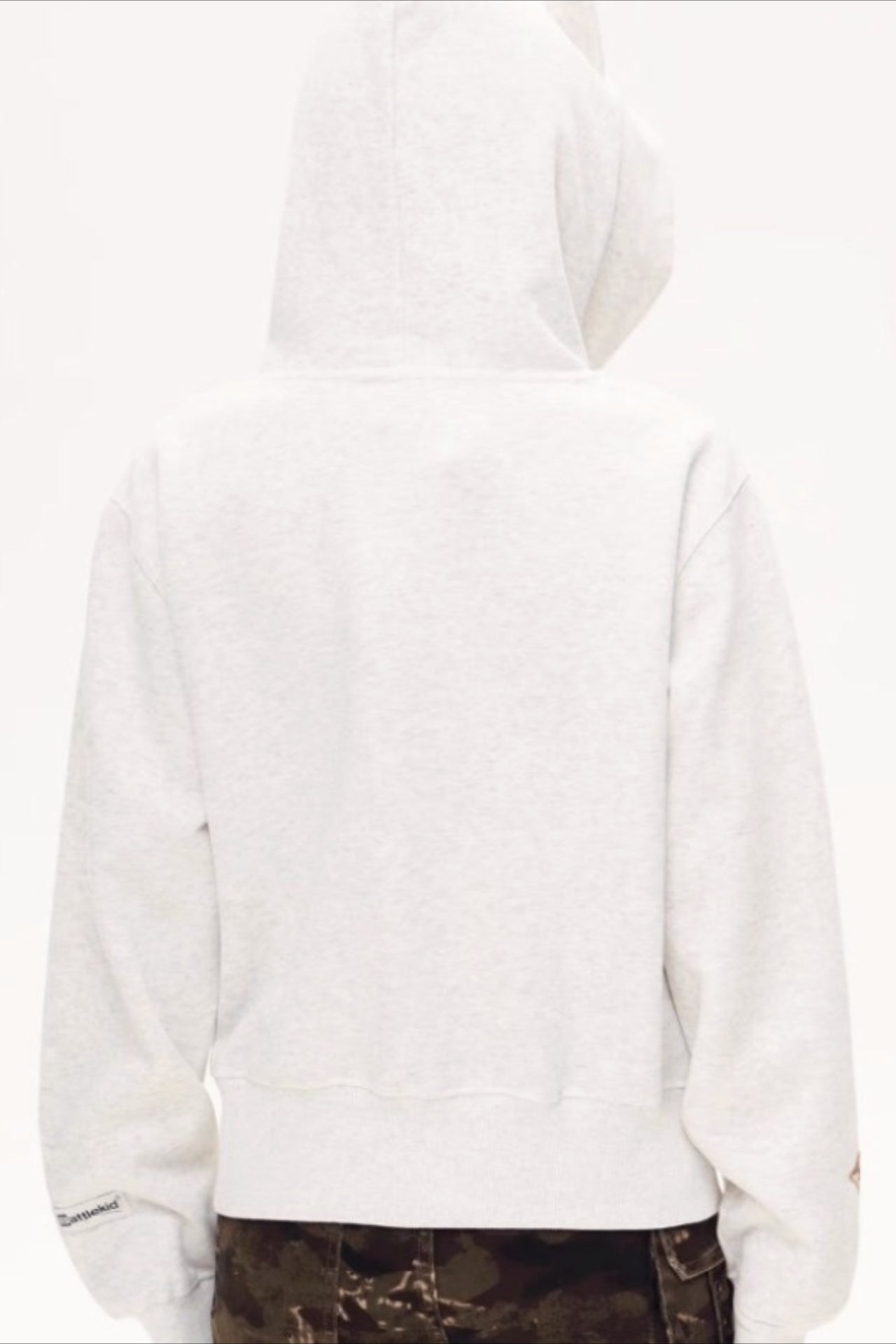 Cat Ear Leopard Lined Zip Up Hoodie