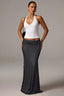 Knit Polka Dot Mermaid Hem Skirt
