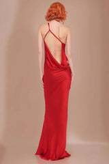 Long Waist Defining Party Dress