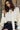 Polka Dot Tie Waist Slim Blouse Secondary image