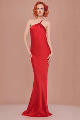 Long Waist Defining Party Dress