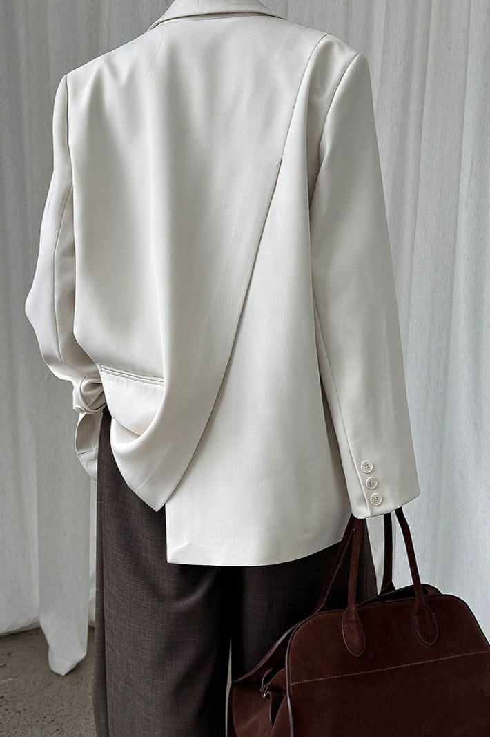 Split Back Relaxed Fit Blazer Secondary image