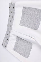 Rhinestone Graphic Patch Wide Leg Sweatpants