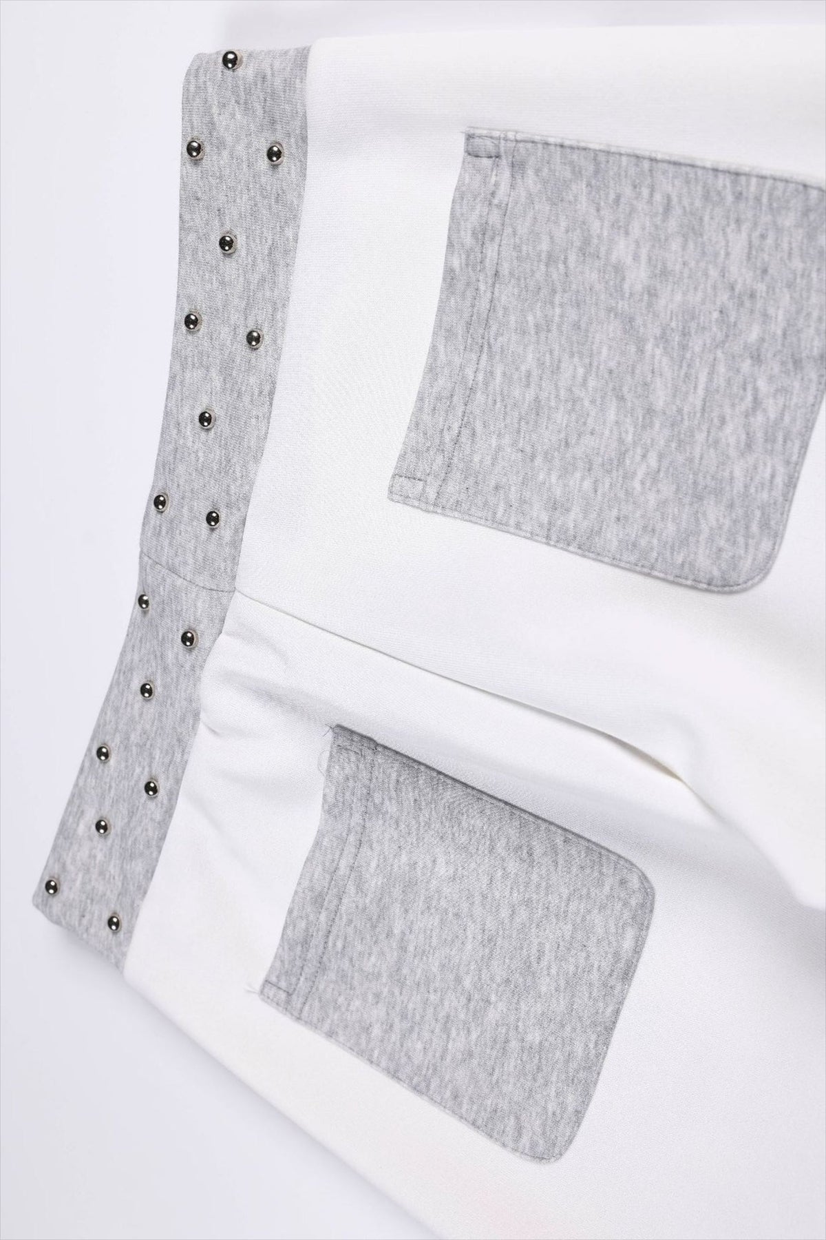 Rhinestone Graphic Patch Wide Leg Sweatpants