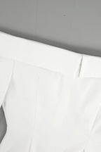 Off Shoulder Boat Neck Blouse