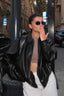 Solid Color Aviation Style Jacket S / Black