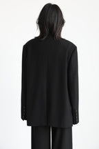 Belted Shoulder Detail Blazer