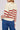 Striped Wool Collar V-Neck Sweater Secondary image