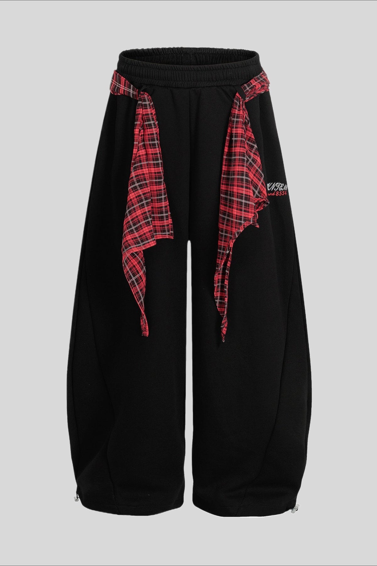 Paneled Utility Wide Leg Sweatpants