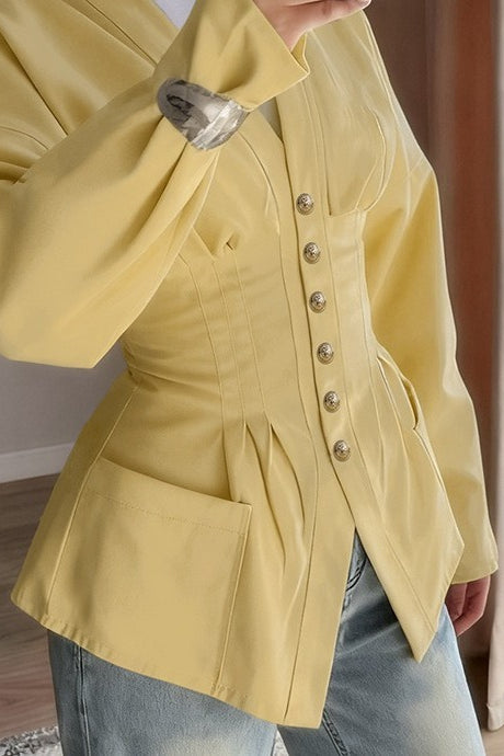 Slim Fit Pleated Blouse Secondary image