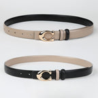 Color Block Reversible Double Sided Belt