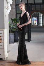 Elegant Sequin Mermaid Party Dress
