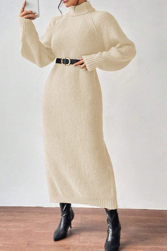 Turtleneck Pullover Sweater Dress Secondary image