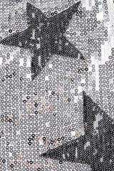 Star Sequin Low Waist Bodycon Mini Skirt