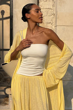 Chic Longline Cardigan Loose Two Piece Pants Set