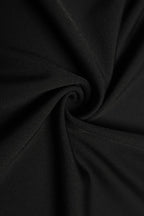 High Neck Cutout Slit Formal Dress
