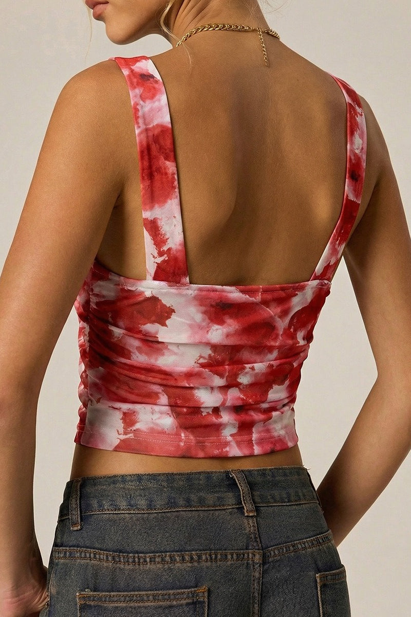 Bodycon Strap Beachwear Cropped Cami Top Secondary image