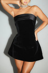 Backless Bustier Fitted Mini Dress