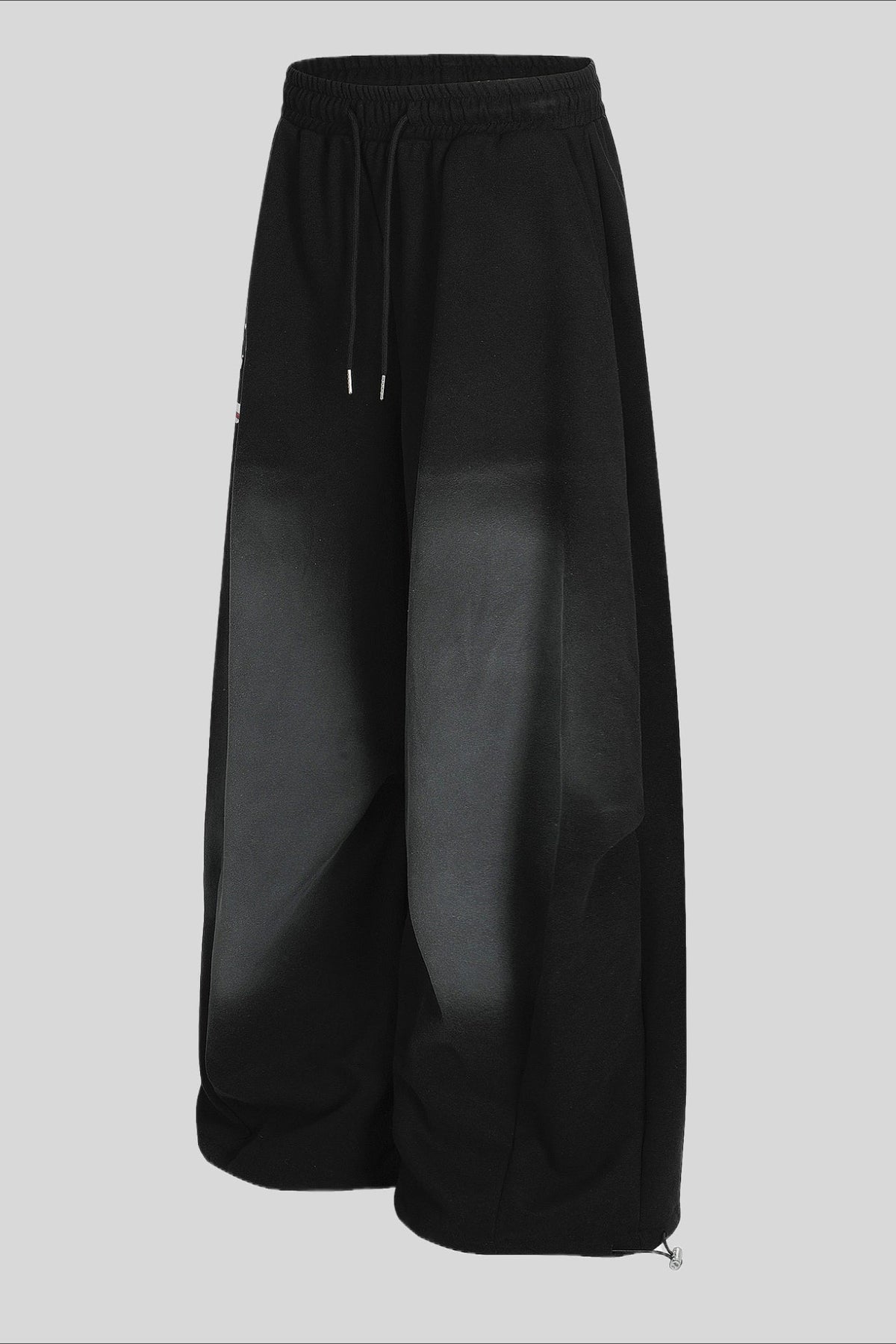 Contrast Waist Wide Leg Sweatpants
