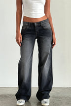 Low Rise Classic Relaxed Straight Leg Jeans