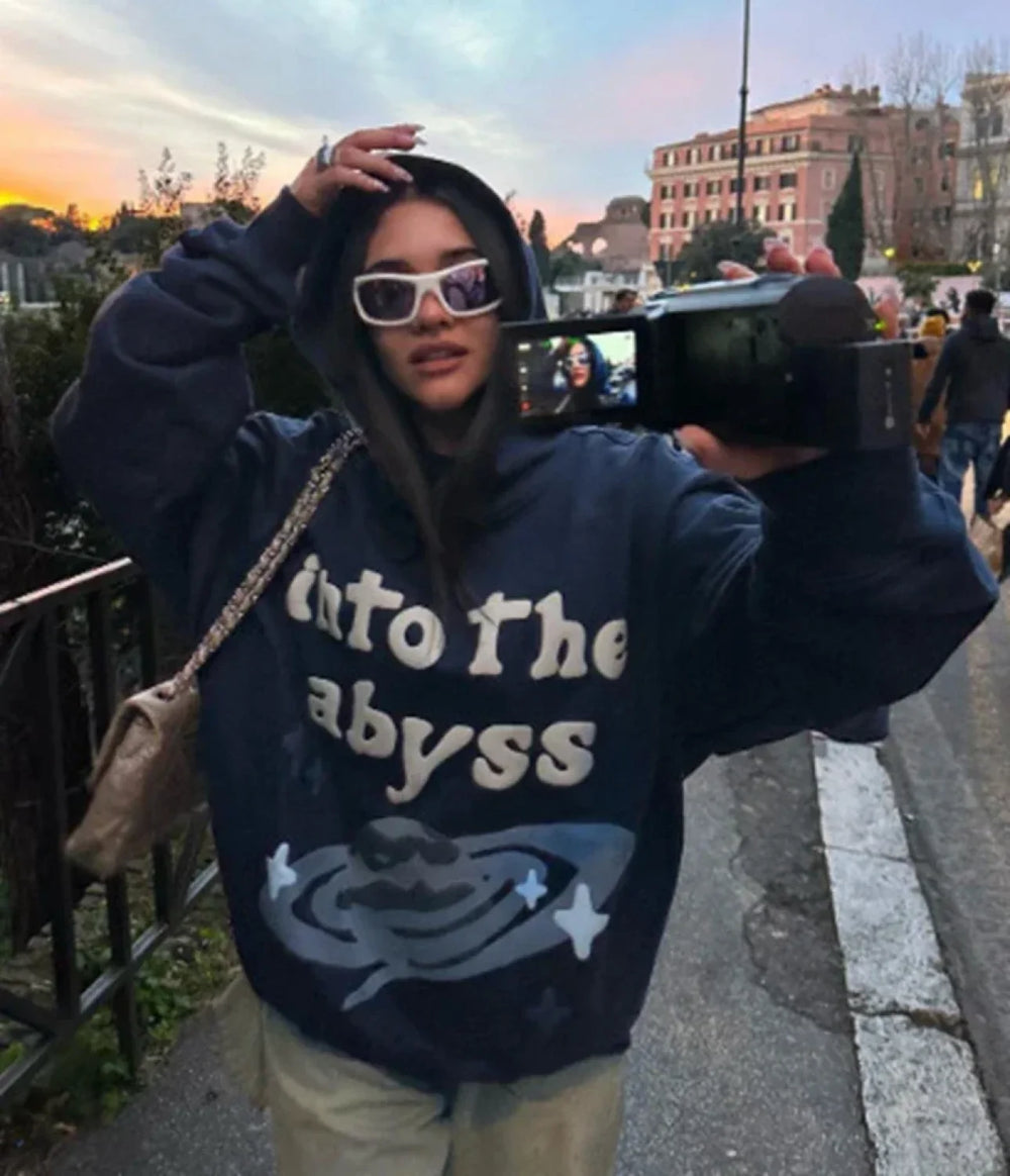 Dark Gothic Retro Hooded Grunge 3D Print Hoody Sweatshirts & Hoodies L