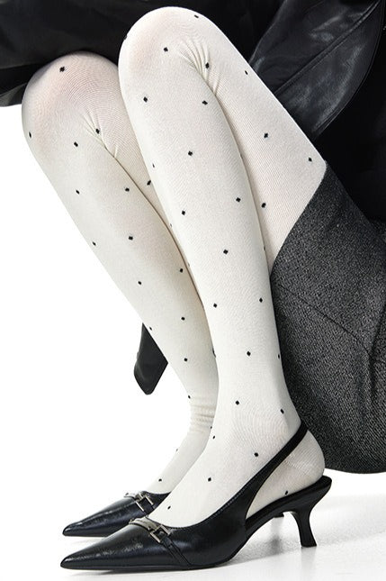 Versatile Moisture Wicking Polka Dot Tights Main image