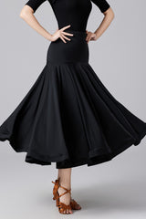 Ballroom Performance Flared Maxi Skirt