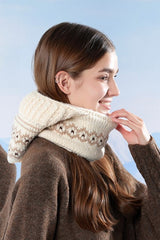 Chunky Knit Balaclava Scarf with Hat