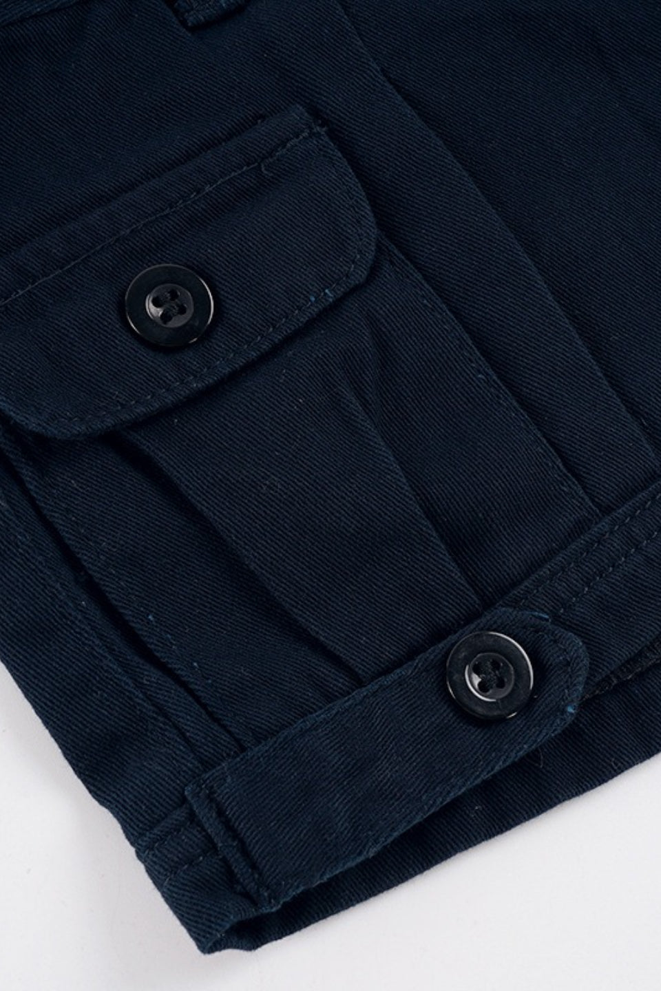Low Rise Multi Pocket Denim Mini Shorts