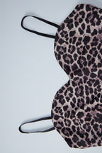 Leopard Bandeau Bodycon Mini Dress