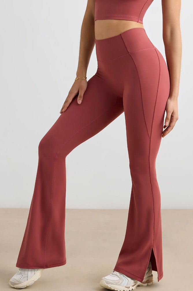 Booty Lifting Wide-Leg Flared Workout Leggings Secondary image