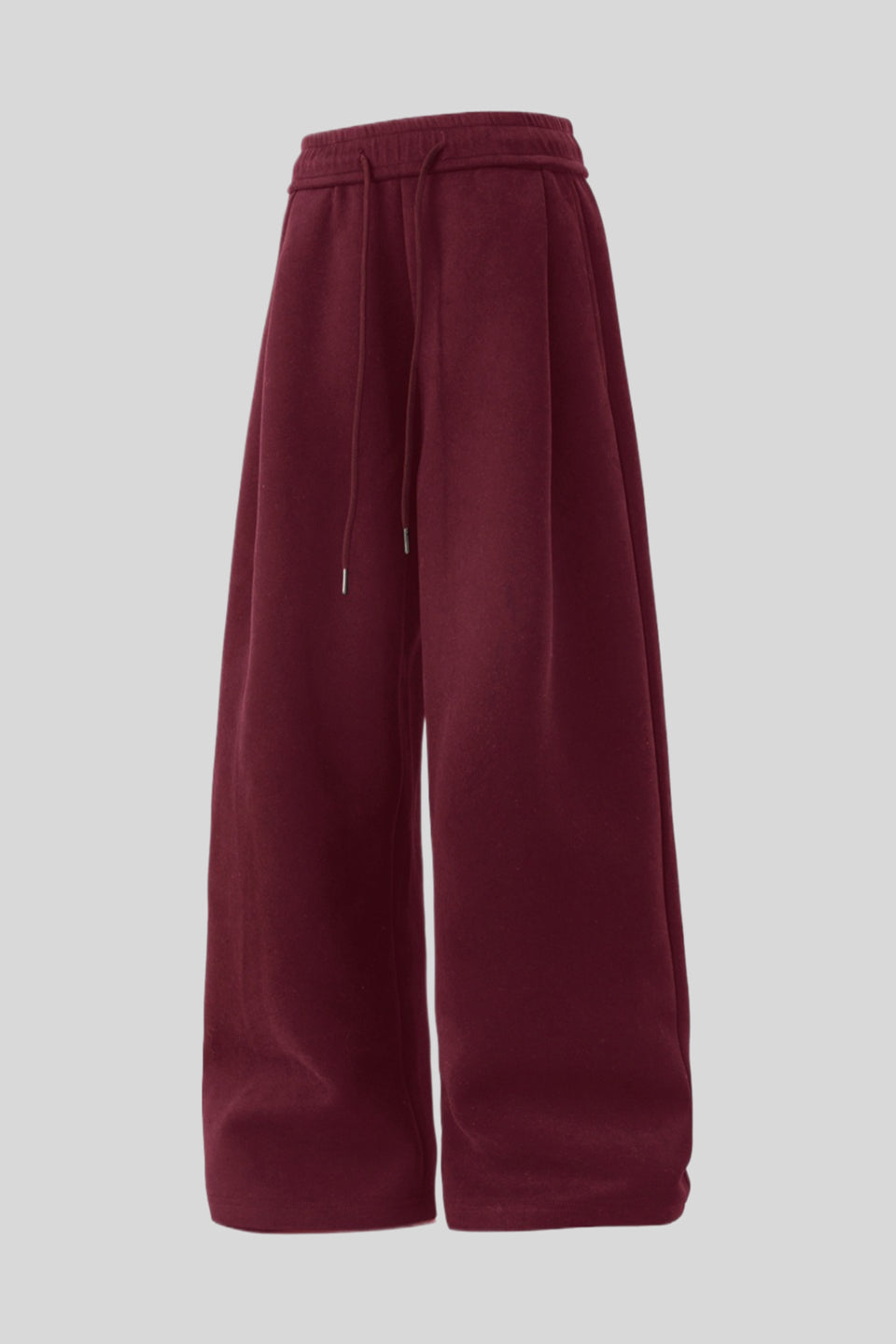 Heavyweight Pleated Baggy Straight Leg Sweatpants