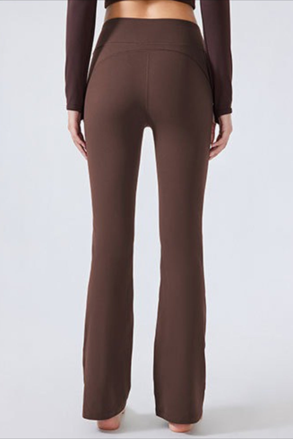 High-Waisted Fleece Lined Flared Yoga Leggings