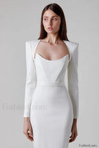Delilah Bandage Stylish Midi Dress Party Dresses L
