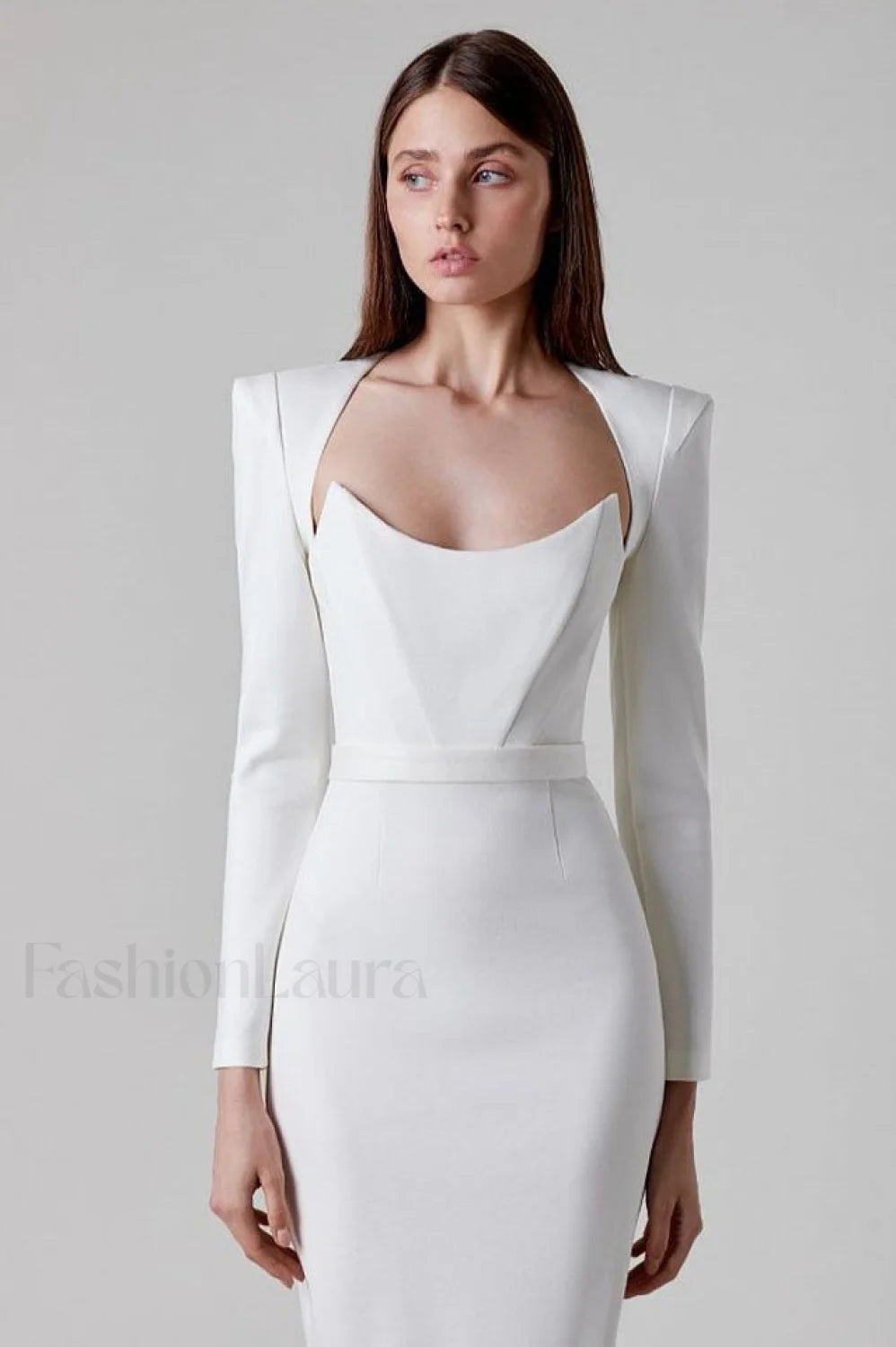 Delilah Bandage Stylish Midi Dress Party Dresses L