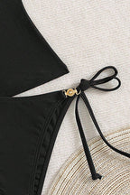 Hollow Out Slim Fit Sexy Two Piece Swim Set