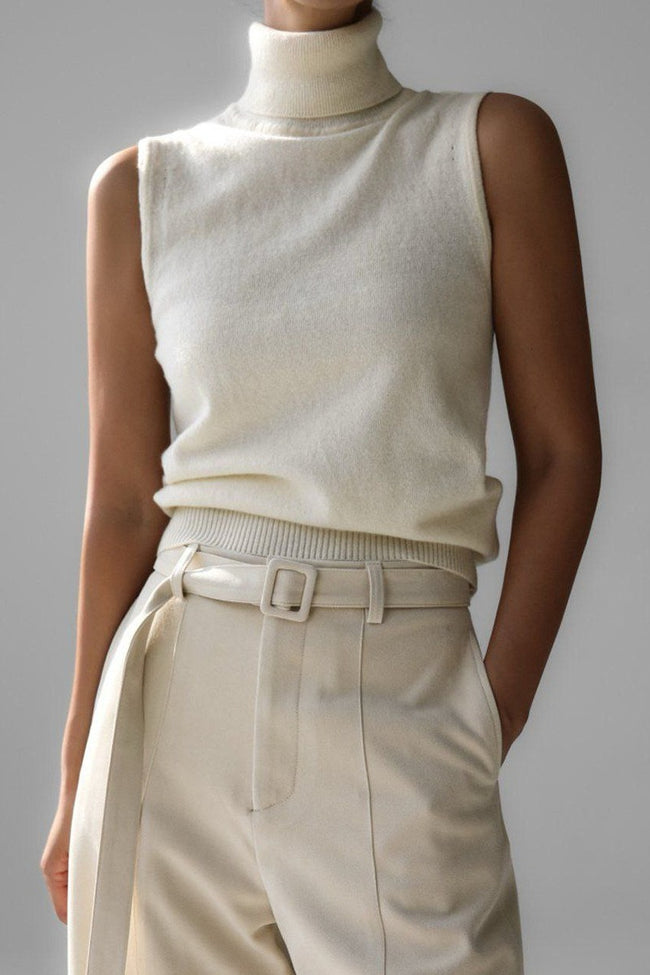 Slim Turtleneck Knit Top Main image