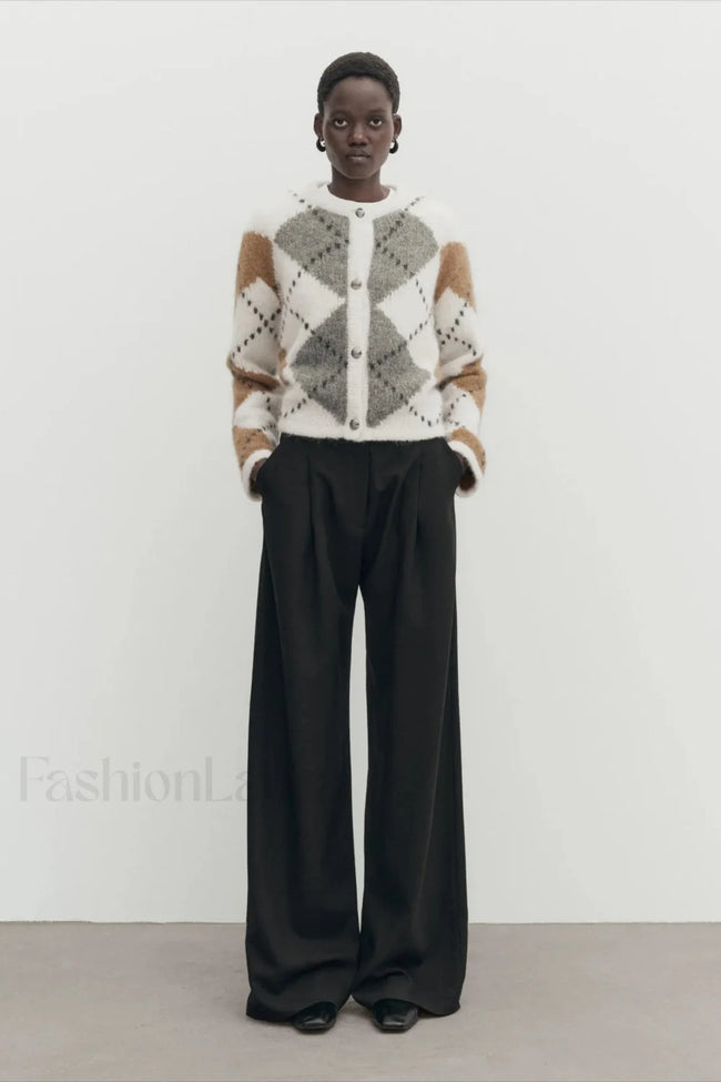 Diamond Knit College Cardigan Main image