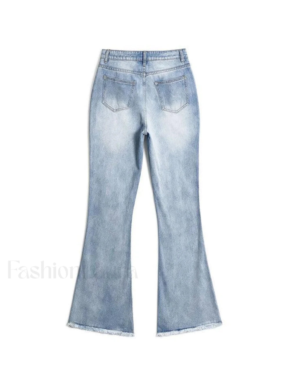 Distressed High Waist Ripped Jeans Jeans