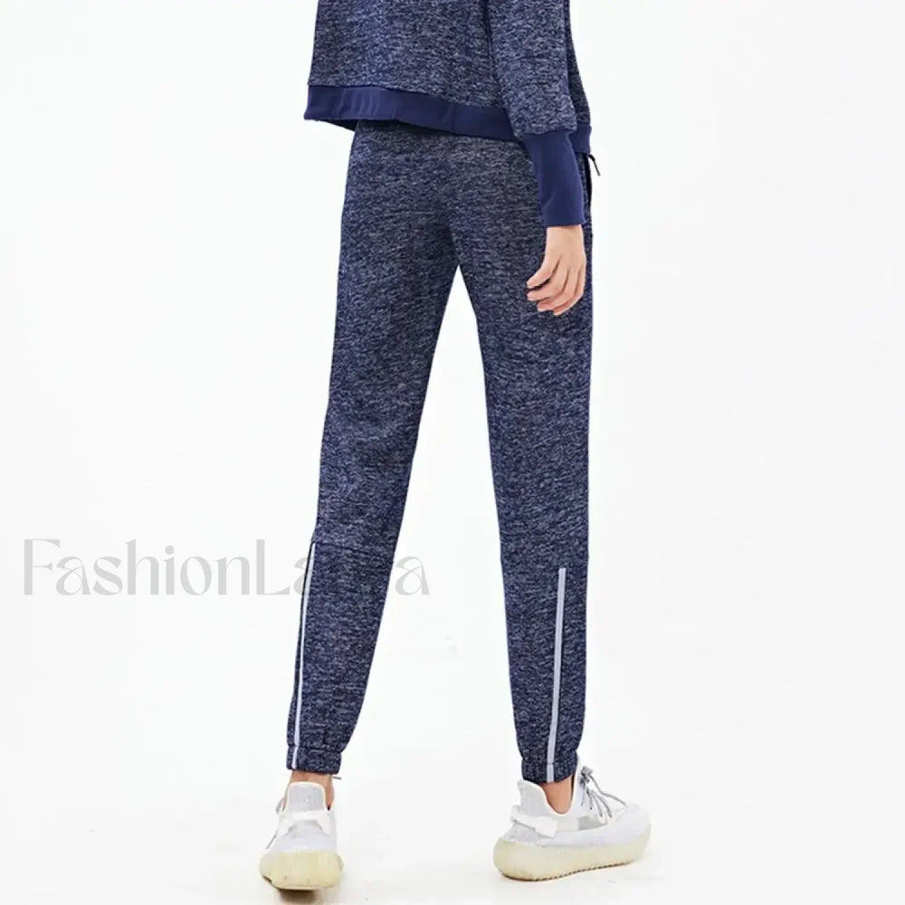 Drawstring Reflective Outdoors Sweatpants blue / S