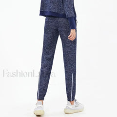 Drawstring Reflective Outdoors Sweatpants blue / S