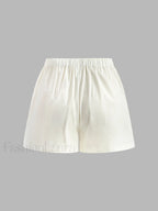 Drawstring Split Casual Shorts Set Short Sets