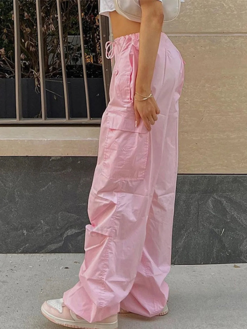 Drawstring Y2K Baggy Cargo Pants Cargo Pants