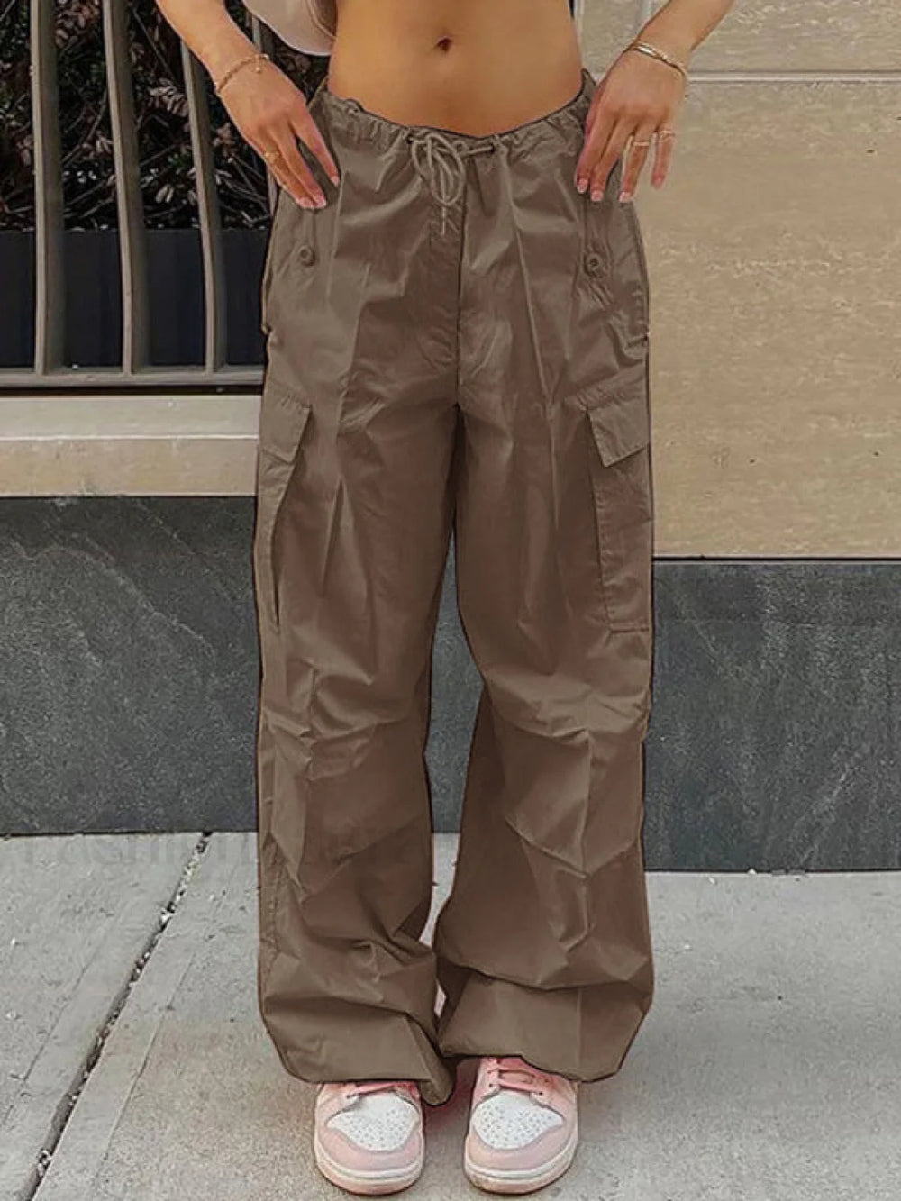 Drawstring Y2K Baggy Cargo Pants Cargo Pants