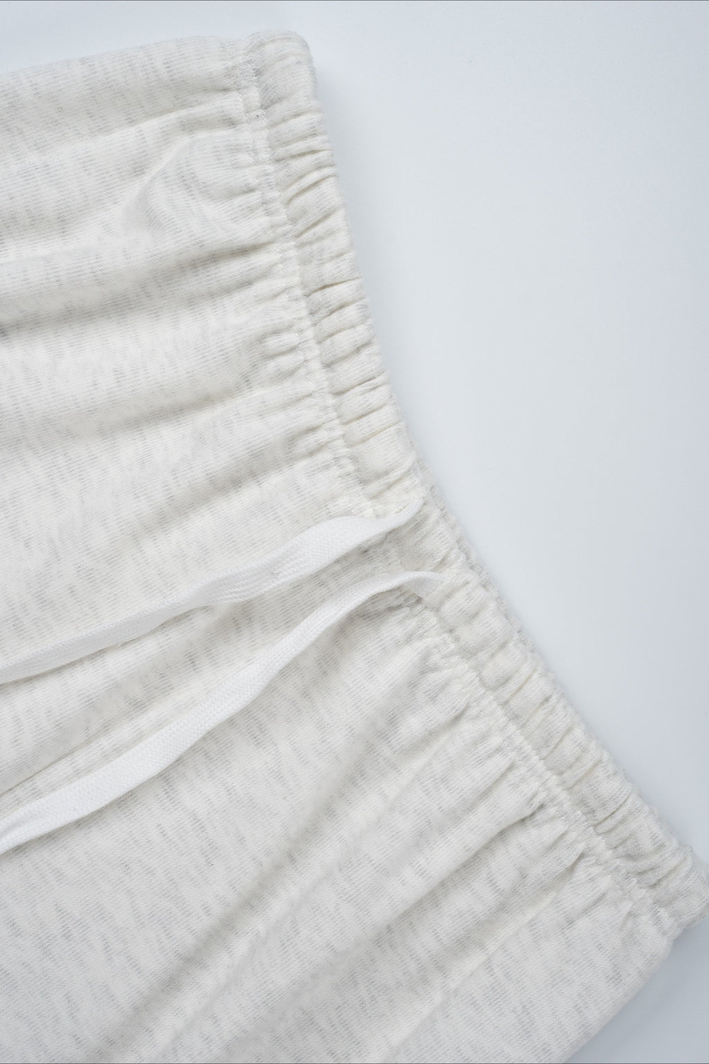 Solid Drawstring Waist Knit Pants
