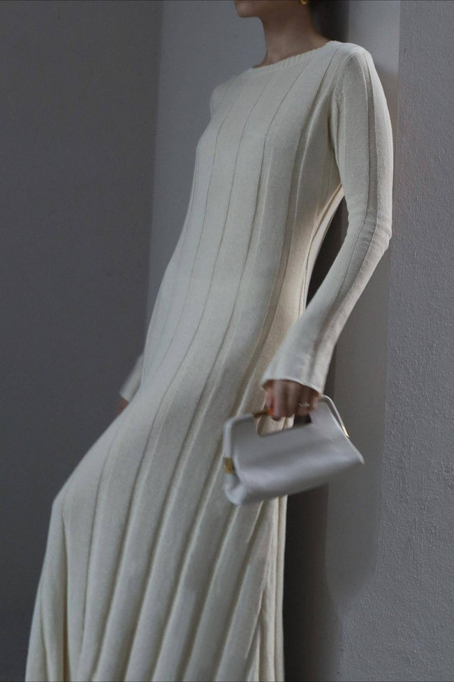 Solid A Line Maxi Sweater Dress Main image