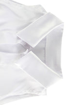 Satin Lapel Tie Front Top High Waist Pants Set