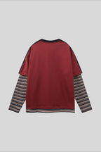 California Typography Layered Long Sleeve T-Shirt