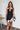 Sexy Deep V Floral Tie Waist Mini Dress Secondary image