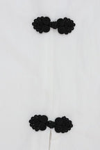 Mandarin Collar Button Knit Fitted Tank Top